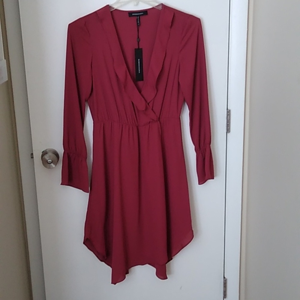 BCBGMAXAZRIA Burnt Sienna Color Dress